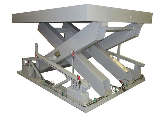 Υδραυλικό τραπέζι αποβάθρας φόρτωσης ποδιών με χωρητικότητα 15000kg και μέγεθος 2700x2200mm